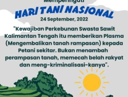 Pers Rilis YLBHI-LBH Palangka Raya “Hari Tani Nasional”