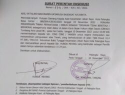Batamad dan Fordayak Dampingi Eksekusi Putusan Adat.