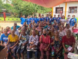 Mahasiswa KKN Profesi Ners 2022/2023 STIK Stella Maris Makassar Lakukan Intervensi Terapi Modalitas di Luwu Utara.