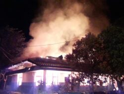 Gedung LPPM UPR Hangus Dilalap Api