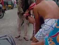 Baju Terlilit Rantai Motor, IRT Terjatuh dan Cidera