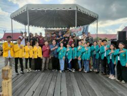 Mahasiswa KKN UNKRIP Sosialisasi Sukseskan Pemilu 2024 di Wisata Kereng Bangkirai, Disambut Antusias Masyarakat