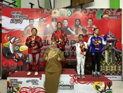 Membanggakan !! Siswi SMPN 1 Sampit Ini Berhasil Memboyong Medali Emas Porprov XII Pekan Lalu