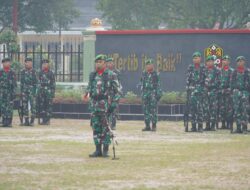 Korem 102/Pjg Gelar Upacara 17-An Bulan Oktober TA 2023