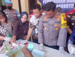 Sabu Setengah Kilogram Bernilai Hampir Satu M Berhasil Dimusnahkan Polres Kotim