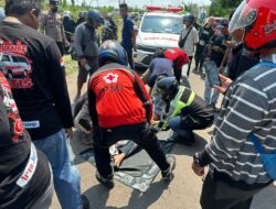 Pengendara Motor Tewas Usai Menghantam Mobil