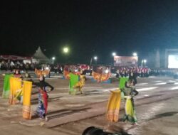 Tarian Massal dan Artis Gambus Pukau Ribuan Penonton Pembukaan MTQ ke 54