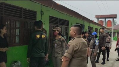 Tim Gabungan Amankan 3 Pasangan Bukan Suami Istri Dalam Razia Rumah Kos Barak