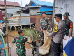 Kodim 1011/Klk Bersama Instansi Terkait dan Masyarakat Gelar Karya Bhakti Upaya Pencegahan Bencana Alam Dan Penyakit 
