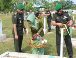 Kodim 1015/Sampit Peringati Hari Juang TNI AD dengan Ziarah ke Taman Makam Pahlawan