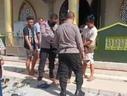 Seorang Pria Diamankan Warga Diduga Akan Membobol Kotak Masjid di Jalan Tidar IV Sampit