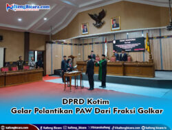 DPRD Kotim Gelar Pelantikan PAW Dari Fraksi Golkar