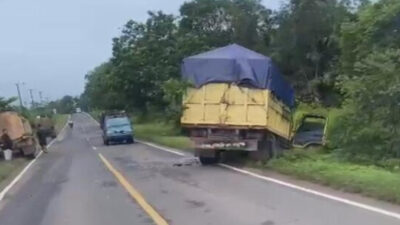 Dua Dump Truk Adu Banteng di Jalur Tengkorak, Polisi Masih Lakukan Penyelidikan