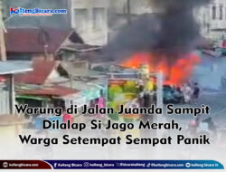 Warung di Jalan Juanda Sampit Dilalap Si Jago Merah, Warga Setempat Sempat Panik