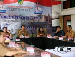 Pj Bupati Barito Utara Ikuti Vicon Rakor Pengendalian Inflasi