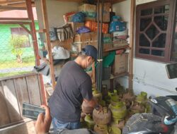 Satu Ditangkap dan 78 Tabung Gas LPG Bersubsidi Ilegal Diamankan