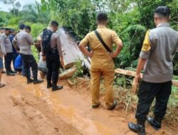 Mobil Pengawal Logistik Pemilu di Kotim Terbalik, Tidak Ada Korban Jiwa