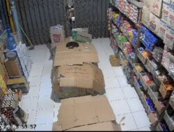 Lebih Waspada, Aksi Pencurian Terekam CCTV di Pasar Keramat  Baamang