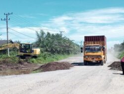 Dikebut Sebelum Ramadan, Pemeliharaan Jalan Lingkar Selatan di Sampit