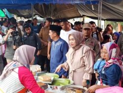 Pj Bupati Barito Utara Buka Pasar Ramadhan di Jalan Temenggung Surapati