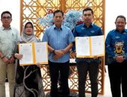 Pj Bupati Barito Utara Terima Audiensi UMPR, Terkait Kerjasama Dengan BKPSDM