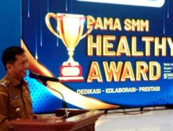 Pj Bupati Barito Utara Hadiri Acara Pama SMM Healthy Award 2024