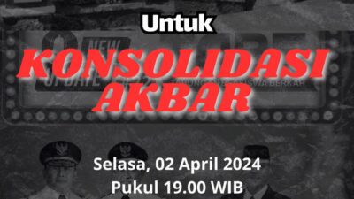 Flyer Konsolidasi Akbar Aksi