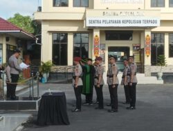 Empat Pejabat Utama  di Mapolres Kotim Digeser