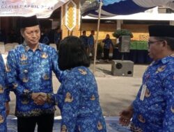 Pemkab Barito Utara Apel Gabungan sekaligus Halal Bi Halal Idul Fitri 1445 Hijriah