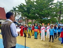 16 Peserta Tingkat SD dan SMP Ikuti Lomba Senam Sekolah Sehat Peringati Hardiknas