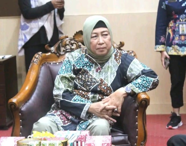 Ketua DPRD Barut, Hj Merry Rukaini, M.IP