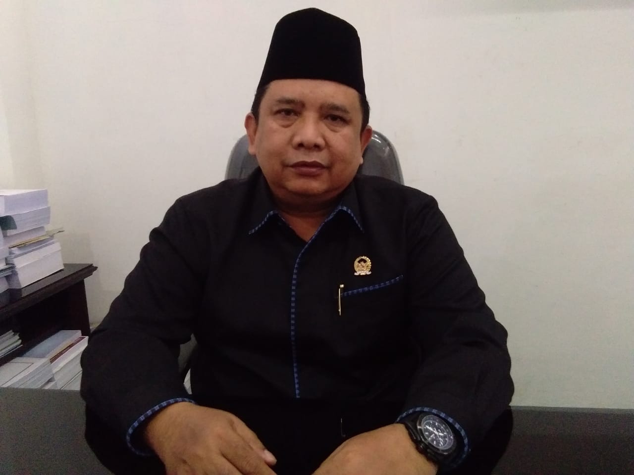 Ketua Fraksi Demokrat (PD) DPRD Kabupaten Barito Utara dan Anggita DPRD Dapil II, H Surianoor