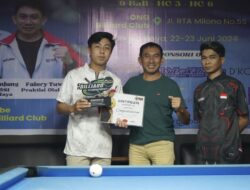 Falery Tuwan Hadiri Tournament Billiard se-Kaltengsel Yang Digelar POBSI Kota Palangka Raya