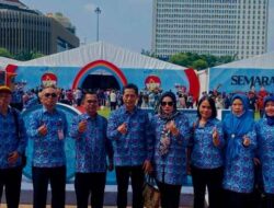 Pj Bupati Barut Hadiri Puncak Peringatan Harganas ke 31 di Semarang