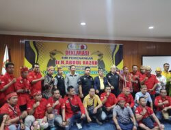 Perpedayak PLB Deklarasi Dukung Penuh Abdul Razak Sebagai Calon Gubernur Kalteng