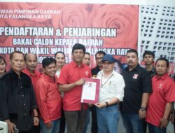 Daftarkan Diri di PSI Untuk Pilkada Kota Palangka Raya. Prof. Andrie Elia Embang : Ini Partai Anak Muda !