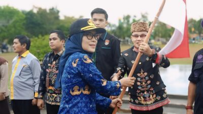 Prof.Andrie Elia Embang Sampaikan Rasa Bangganya Pada Saat Hadiri Upacara Hari Jadi ke-59 Pemerintah Kota Palangka Raya dan Hari Lahir Pancasila