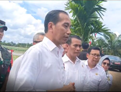 Jaga Ketahanan Pangan Jokowi Berikan Bantuan Pompanisasi di Desa Bapeang