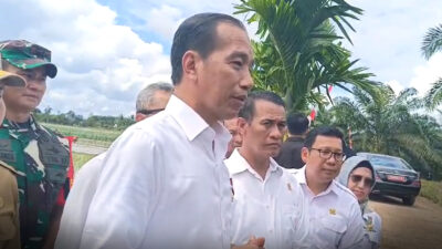 Jaga Ketahanan Pangan Jokowi Berikan Bantuan Pompanisasi di Desa Bapeang
