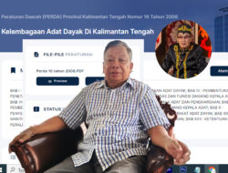 Penggagas Perda Adat, Sadar Ardi : Perlu Seseorang Yang Berkomitmen Tinggi Seperti Prof. Andrie Elia Embang Dalam Pilkada Palangka Raya