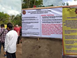 TBBR Kalteng Kawal Penyelesaian Porsoalan Pembayaran Ganti Rugi Lahan Milik Sdr. Tolen Dkk Dengan Pihak Kakanwil Kemenag Kalteng