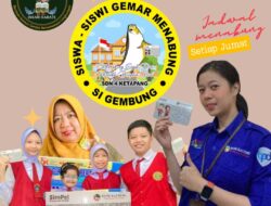 “Si Gembung” Program Tabungan Dengan Logo Celengan Ikan Yang Tersenyum Dari SDN 4 Ketapang
