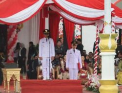 Peringatan HUT Ke-79 RI, Pj Bupati Pimpin Upacara