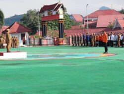 Pj Bupati Murung Raya Pimpin Apel Gabungan Dan Sampaikan Terkait Serapan Anggaran