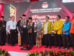KPU Menerima Pendaftaran Pasangan ASRI Sebagai Bacagub dan Bacawagub Kalteng
