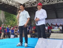 Koyem dan SHD Deklarasi di Taman Kota Sampit, Berjanji Akan Bangun Jembatan Mentaya