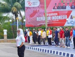 Dharma Wanita Persatuan Barito Utara Laksanakan Senam Pagi Bersama