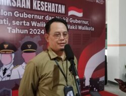4 Pasang Calon Gubernur dan Wakil Gubernur Kalteng Selesaikan Pemeriksaan Kesehatan