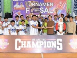 Pj Bupati Barut Harapkan Olahraga Futsal Semakin Tumbuh dan Berkembang