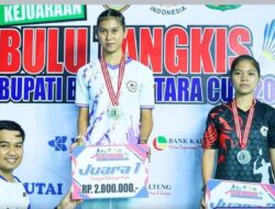 Kejuaraan Bulutangkis Pj Bupati Cup 2024 Resmi Ditutup